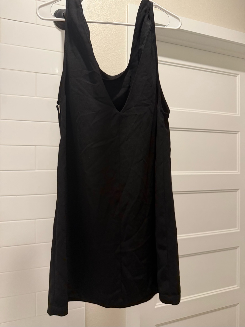 MNG casual black shift dress